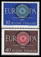 1960. FINLAND. EUROPA - CEPT Complete Set, NEVER HINGED. (Michel 525-526) - JF540556 - Nuovi