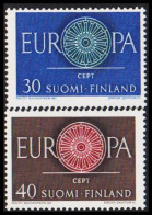 1960. FINLAND. EUROPA - CEPT Complete Set, NEVER HINGED. (Michel 525-526) - JF540559 - Ungebraucht