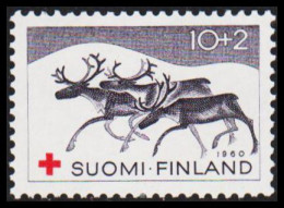 1960. FINLAND. RED CROSS 10+2 M, NEVER HINGED. (Michel 528) - JF540560 - Ungebraucht