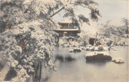 CPA JAPON / KINKAKUJI (GOLDEN PAVILLON) UNDER SNOW KYOTO / S.S. HAKONE-MARU / JAPAN - Autres & Non Classés