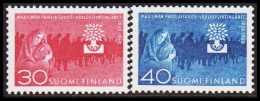 1960. FINLAND. World Refugfee Year Complete Set, NEVER HINGED. (Michel 517-518) - JF540567 - Nuevos