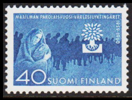 1960. FINLAND. World Refugfee Year 40 M, NEVER HINGED. (Michel 518) - JF540568 - Nuevos