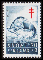 1961. FINLAND. Tuberculosis 20+3 M, NEVER HINGED. (Michel 537) - JF540575 - Ongebruikt