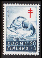 1961. FINLAND. Tuberculosis 20+3 M, NEVER HINGED. (Michel 537) - JF540576 - Unused Stamps