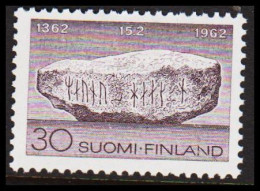 1962. FINLAND. PEOPLES RIGHTS RUNEN 30 M, NEVER HINGED. (Michel 546) - JF540585 - Ongebruikt