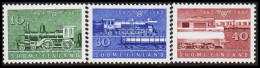 1962. FINLAND. RAILWAYS Complete Set, NEVER HINGED. (Michel 543-545) - JF540586 - Unused Stamps