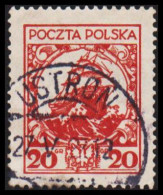 1927. POLSKA. Galeone 20 GR Luxus Cancelled USTRON 27 V 27.  (Michel 239) - JF540651 - Unused Stamps