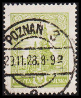 1928. POLSKA. Posener Rathaus 5 GR LUXUS Cancelled POZNAN 3 29. 11. 28.  (Michel 236) - JF540656 - Unused Stamps