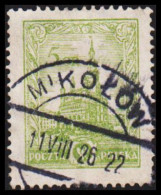 1926. POLSKA. Posener Rathaus 5 GR LUXUS Cancelled MIKOLOW 11 VIII 26. Town In Silesia. (Michel 236) - JF540657 - Unused Stamps