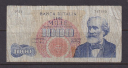 ITALY - 1962 1000 Lira Circulated Banknote - 1000 Lire