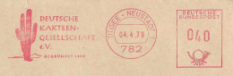 413  Cactus: Ema D'Allemagne, 1979 - Meter Stamp From Titisee-Neustadt, Germany. Cactier - Sukkulenten