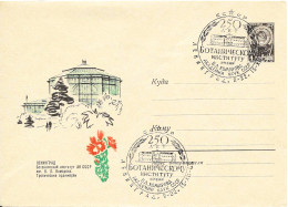 413  Jardin Des Plantes:, Cactus: PAP Union Sovietie, 1965 - Leningrad Botanical Garden: Stationery Cover. Cactier - Sukkulenten