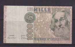 ITALY - 1982 1000 Lira Circulated Banknote As Scans - 1000 Liras