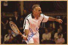 Mansour Bahrami - French Tennis Player - Signed Large Photo - Liege 2007 - Sportlich