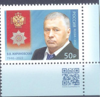 2023. Russia, V. Zhirinovsky, Cavalier  Of The Order, 1v,   Mint/** - Unused Stamps