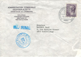Esch Sur Alzette 1986  Schifflange - Imprimé - Lettres & Documents