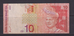 MALAYSIA - 1997 10 Ringgit Circulated Banknote - Malesia