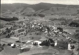 11655026 Menzingen Zug Mit Seminar Und Pensionat Fliegeraufnahme Menzingen Zug - Sonstige & Ohne Zuordnung