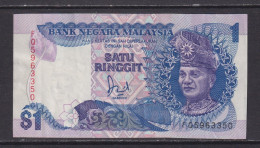 MALAYSIA - 1989 1 Ringgit Circulated Note - Malasia