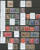 Italy 1944/1945 Regency Lieutenancy Luogotenenza Cpl Issue Regular Mail + Express + Pneumatica + Delivery In 36v VFU - Vollständige Jahrgänge