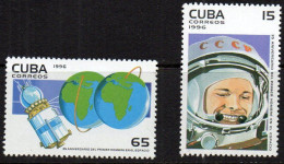 CUBA 1996 - 35th ANNIVERSARY OF THE FIRST MAN IN THE SPACE - MUSTER - SPECIMEN - M - America Del Nord