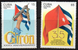 CUBA 1996 - 35th ANNIVERSARY OF THE VICTORY GIRON BEACH - MUSTER - SPECIMEN - M - Imperforates, Proofs & Errors