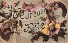 FETES ET VOEUX - Heureuse Fête - Colorisé - Carte Postale Ancienne - Altri & Non Classificati