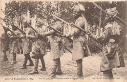 MILITARIA - Guerre Européenne 1914 - Chez Les Indiens - Exercice Avant Le Départ - Carte Postale Ancienne - War 1914-18