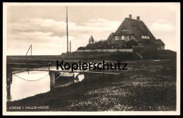 ALTE POSTKARTE HALLIG HOOGE KIRCHE Church église Ansichtskarte AK Cpa Postcard - Halligen