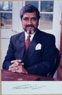 Hon. Cassam Uteem - 2nd President Of Mauritius ( In Office 1992-2002 ) - Politicians  & Military