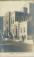 LIBIA / LIBYA - TRIPOLI - RISTORANTE ITALIA - FOTO COMERIO - RPPC POSTCARD 1910s (12315) - Libia