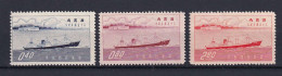 312 FORMOSE 1957 - Y&T 237/39 - Bateau Vapeur Cargo - Neuf ** (MNH) Sans Trace De Charniere - Ungebraucht