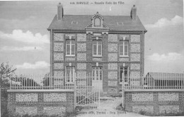 OURVILLE (Seine-Maritime) - Nouvelle Ecole Des Filles - Ecrit 1921 (2 Scans) Blanche Emo - Ourville En Caux