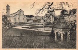 BELGIQUE - Florenville - Abbaye N.-D D'Orval - La Cour D'Honneur Et La Basilique - Carte Postale Ancienne - Florenville