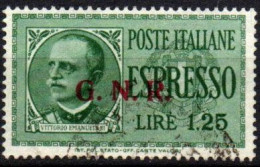 1943 - Italia - Repubblica Sociale E 19 Espresso    ------ - Used