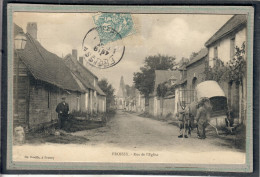 CPA - FROISSY (60) - Aspect De La Rue De L'Eglise En 1905 - Froissy