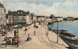 BELGIQUE - Liège - Vue Sur Le Quai De La Batte - Colorisé - Carte Postale Ancienne - Liege