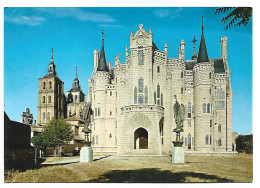 PALACIO EPISCOPAL Y TORRE DE LA CATEDRAL / EPISCOPAL PALACE AND CATHEDRAL TOWER.-  ASTORGA - LEON -( ESPAÑA ). - León