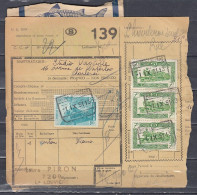 Vrachtbrief Met Stempel HAINE ST PIERRE PESEUR Met Etiket Vissen - Documents & Fragments