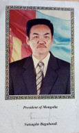 Natsagiin Bagabandi - 2nd President Of Mongolia ( In Office 1997-2005 ) - Politico E Militare