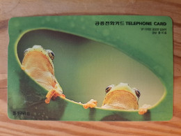 Phonecard South Korea - Frog - Korea, South