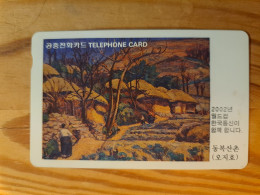 Phonecard South Korea - Painting - Korea (Zuid)