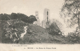 BOVES : LES RUINES DU CHATEAU FEODAL - Boves