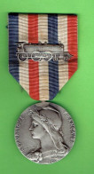 MEDAILLE D HONNEUR DES CHEMINS DE FER FRANCAIS 1920 ATTRIBUEE A LOUIS DUCASSE GRAVEUR OSCAR ROTY ARGENT - Spoorweg