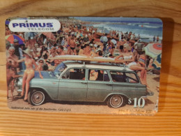 Prepaid Phonecard Australia, Primus - Austarlian Auto Ads Of The Past - Australie
