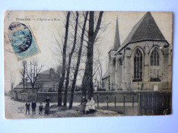 FEUQUIERES-EN-VIMEU. L'église Et La Mare - Feuquieres En Vimeu