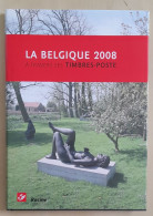 Année 2008 : Livre Philatélique Avec Timbres - La Belgique 2008 à Travers Ses Timbres-poste (Faciale +/- 93€) - Sammlungen