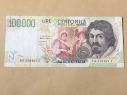 Italie 100000 Lires Caravaggio TTB - 100000 Liras