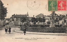 FRANCE - Montoire - La Place Saint Denis Et Le Square - AP - Oblitération Ambulante - Carte Postale Ancienne - Montoire-sur-le-Loir