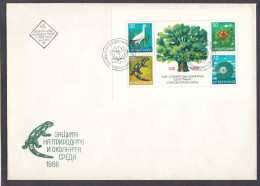 Bulgaria 1986 - Nature And Environmental Protection, Mi-Nr. Bl. 167A, FDC - FDC